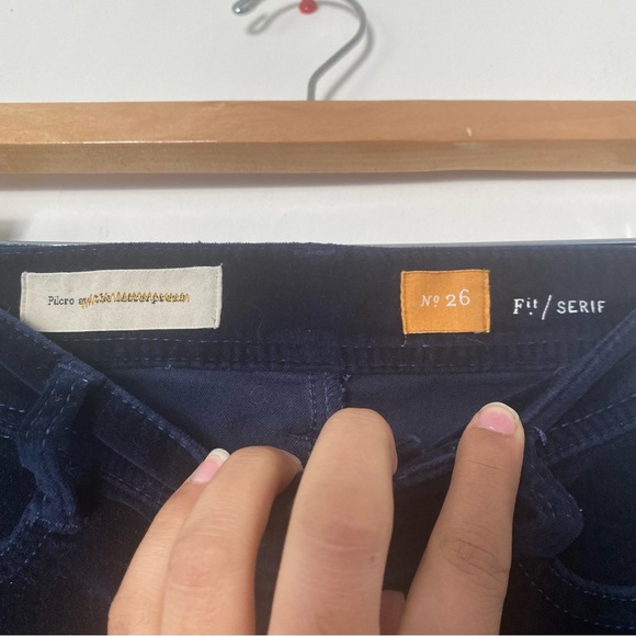 Pilcro and the Letterpress Navy Skinny Pants - Picture 5 of 7